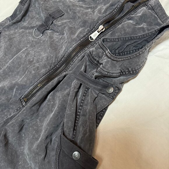 Free People Movement Fast Track Onesie Washed Black/Charcoal Sz S - Picture 8 of 10